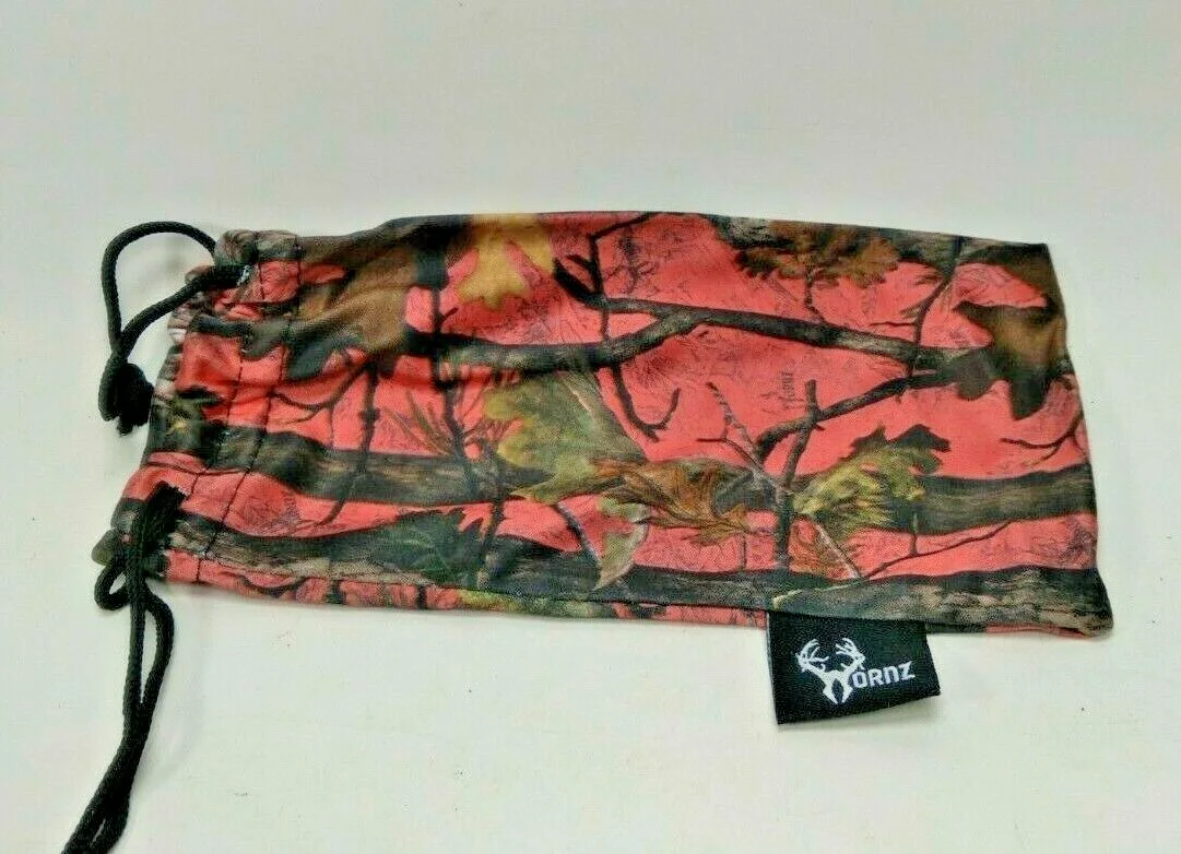 2 Ladies Hornz Pink Camouflage Sunglass Pouch Microfiber Eyeglasses two bags A8