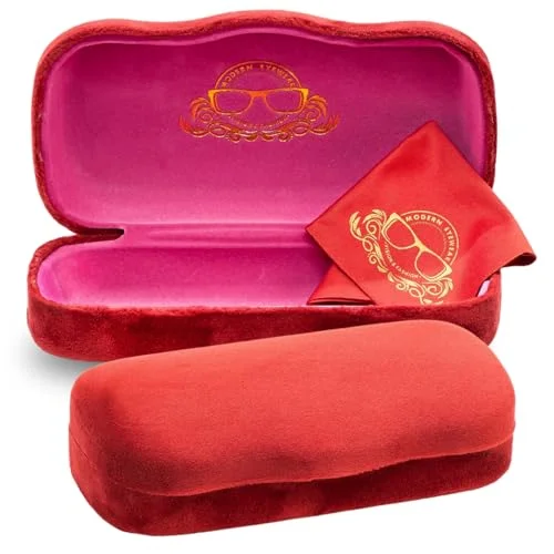 Elizabeth Arden Red Sunglasses/Eyeglass Case Large Oversized NEW