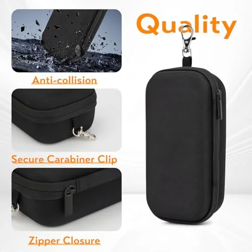 Glasses Oversized Box Sunglasses Protector Travel Hard Clamshell Eyeglass Case 3