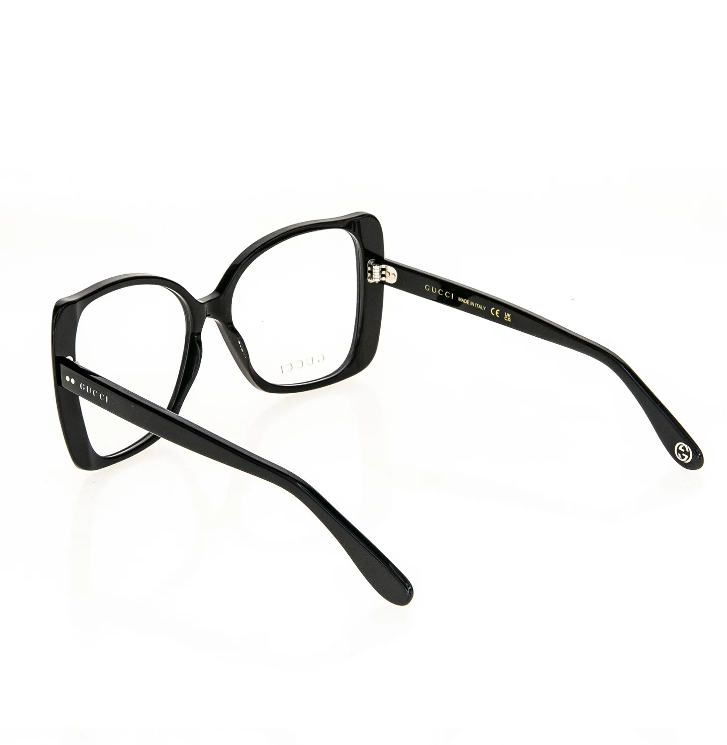 GUCCI 0473 Black Oversized Retro Eyeglasses 55mm GG0473O Optical Frame 001 2