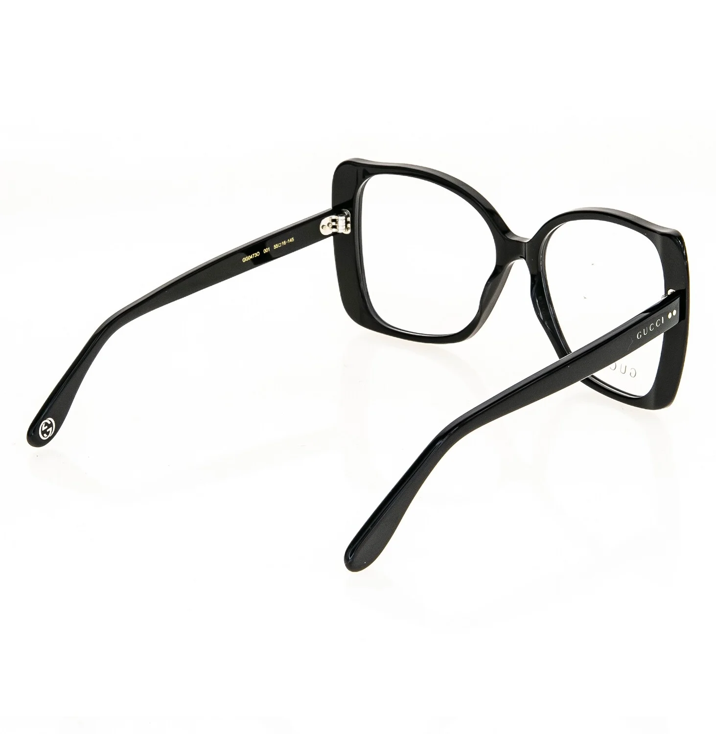 GUCCI 0473 Black Oversized Retro Eyeglasses 55mm GG0473O Optical Frame 001 3