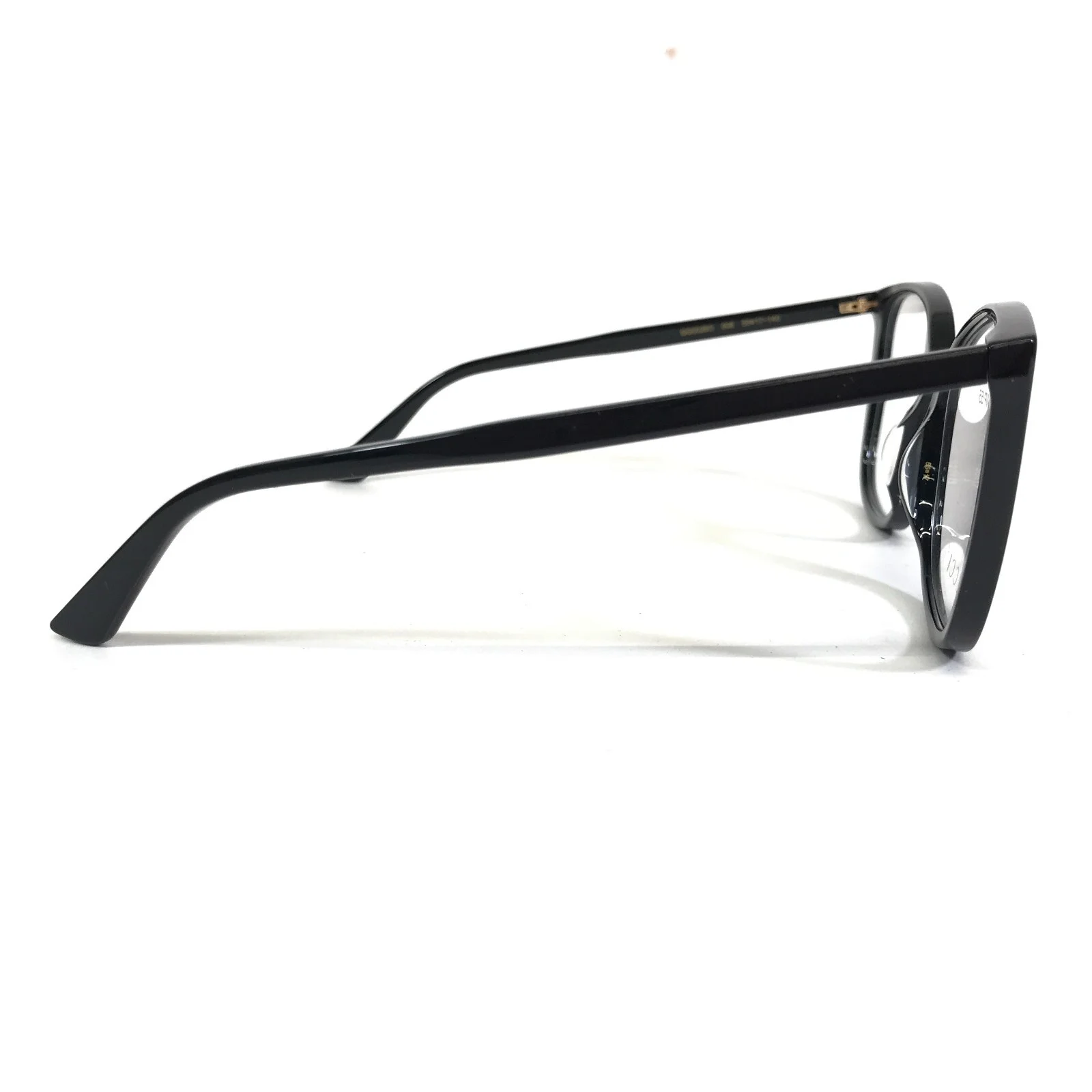 Gucci Eyeglasses Frames GG0026O 008 Black Oversized Cat Eye Full Rim 55-17-140 4