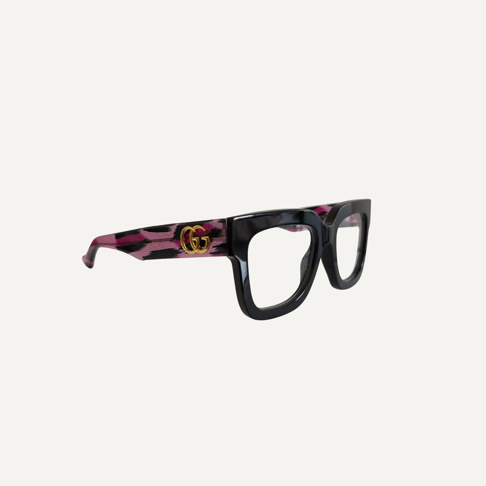 Gucci GG1285O 001 Gold Oversize Square Women 4