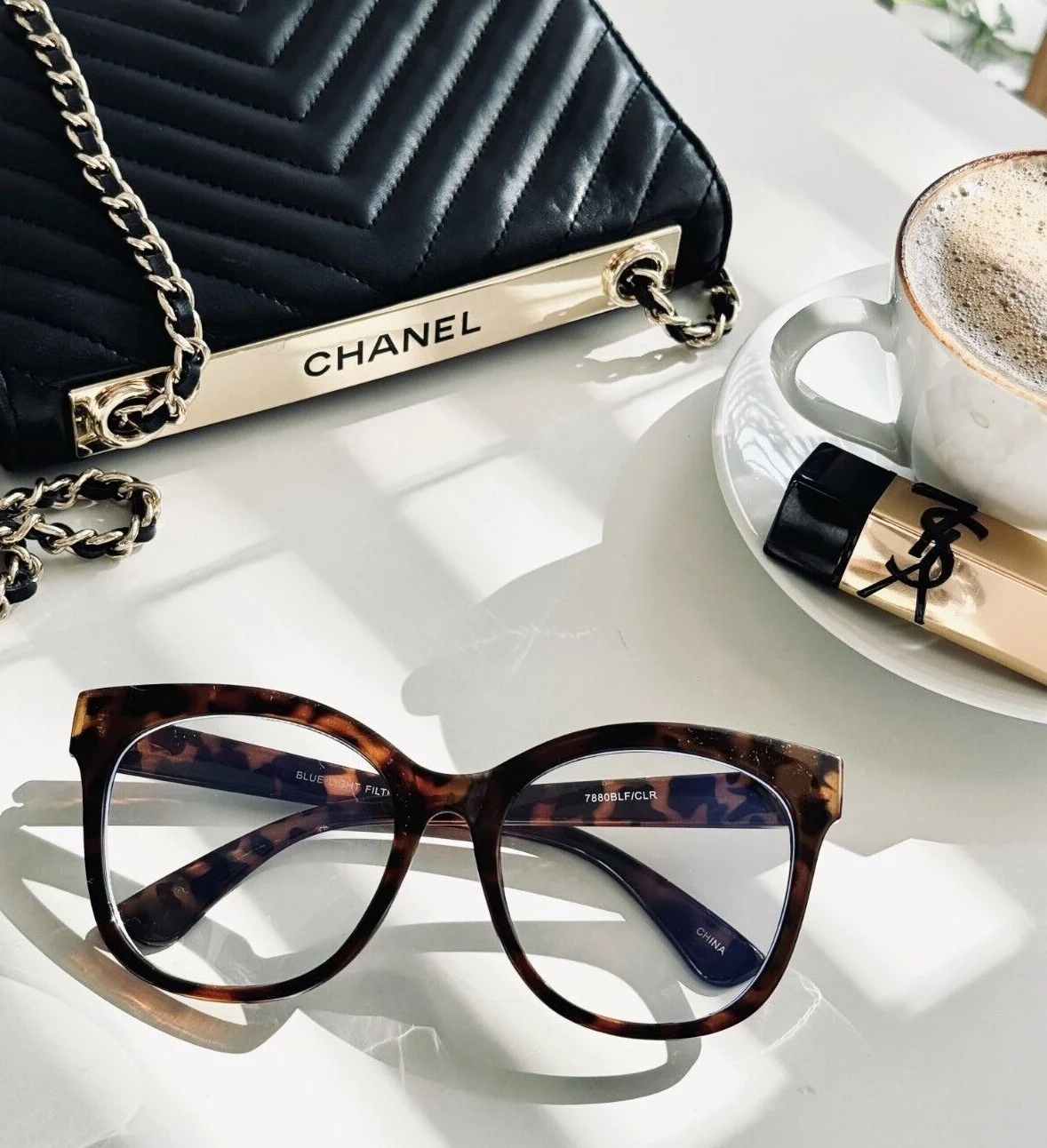 Mens Womens Vintage Wood Eyeglass Frames Thick Oversized Square Glasses Wooden 3