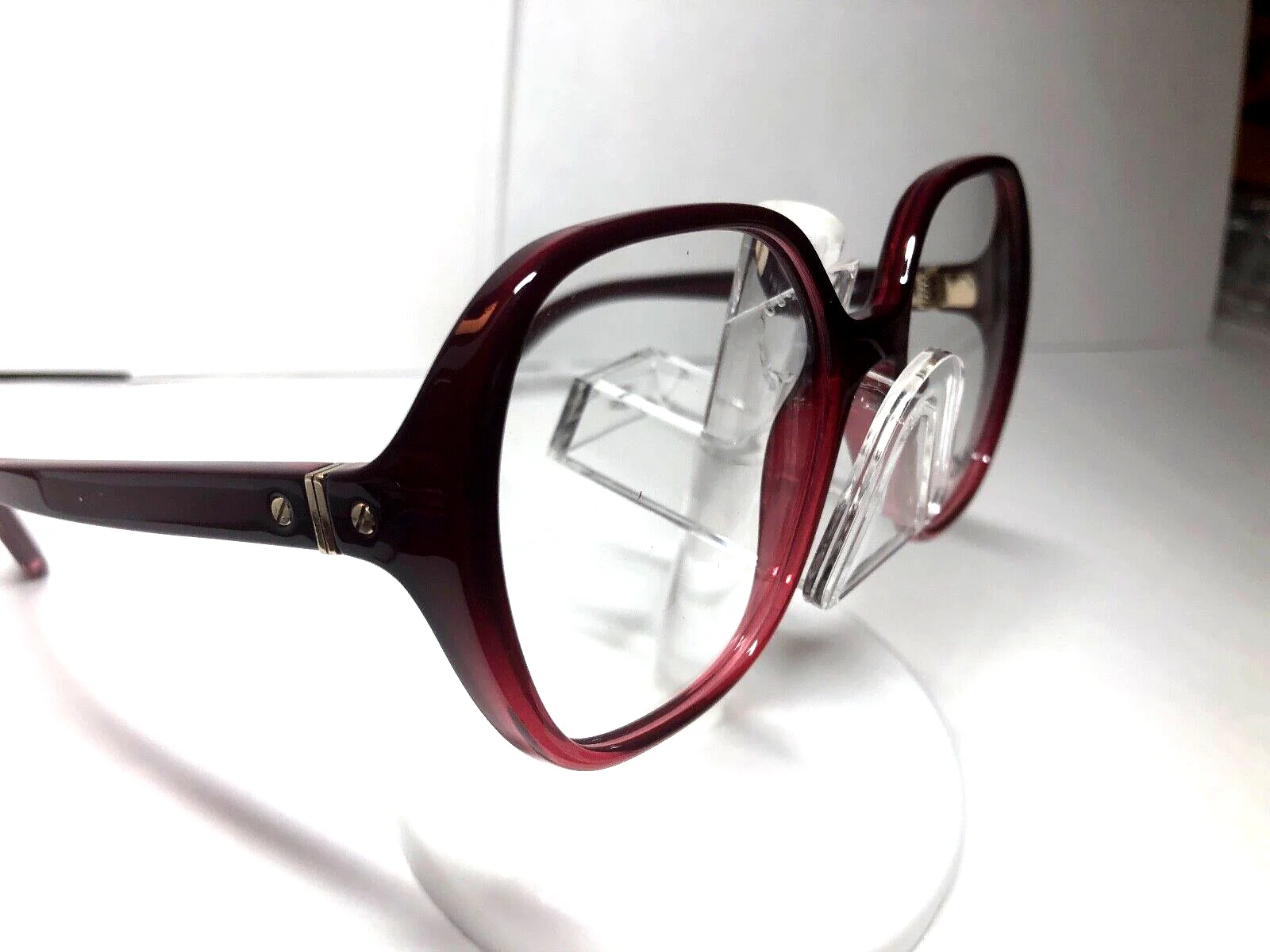 NEW AUTHENTIC CHLOE EYEGLASSES FRAME 2704 GRADIENT BORDEAUX 610 OVERSIZE 2
