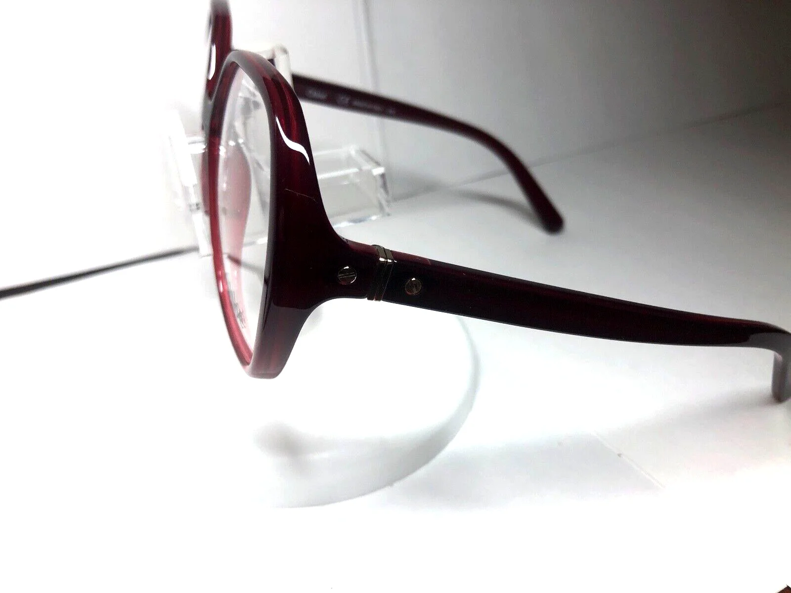 NEW AUTHENTIC CHLOE EYEGLASSES FRAME 2704 GRADIENT BORDEAUX 610 OVERSIZE 3