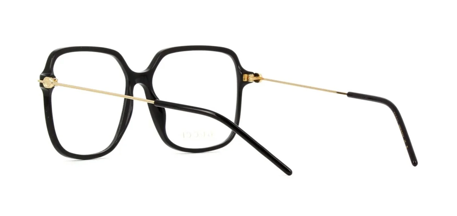 New GUCCI GG0592O 001 60mm Black Gold Oversized Eyeglasses Frames Italy 4
