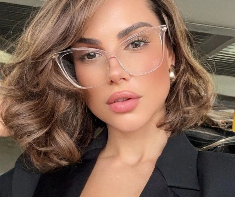 Oversized XL JUMBO Women Eyeglasses Clear Lens Shadz PILOT 3