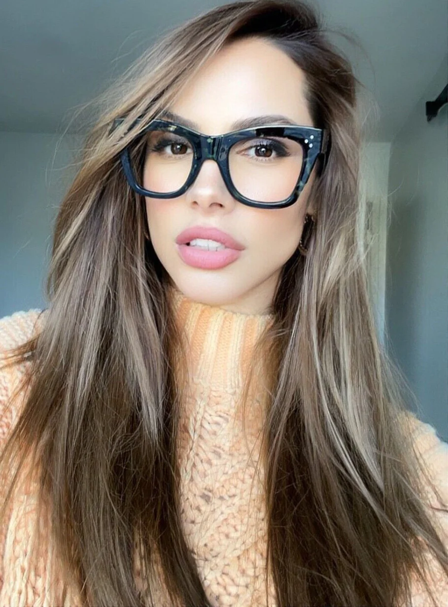 Oversized XL JUMBO Women Eyeglasses Clear Lens Shadz PILOT 4