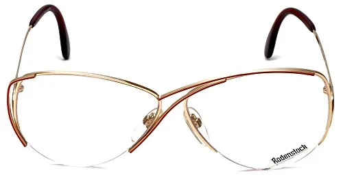 RODENSTOCK Vintage Eyeglasses AMBER/YELLOW FRAMES Sybille OVERSIZE PLASTIC 2