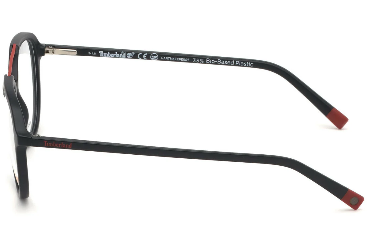 Timberland TB1618 002 Black Oversized Plastic Aviator Eyeglasses 58-16-150 RX AB 2