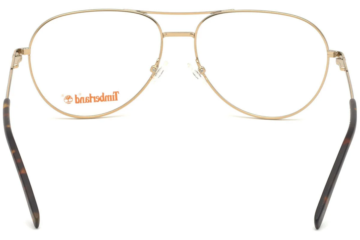 Timberland TB1630 032 Gold Over Size Metal Aviator Eyeglasses 59-15-150 RX 1630 2