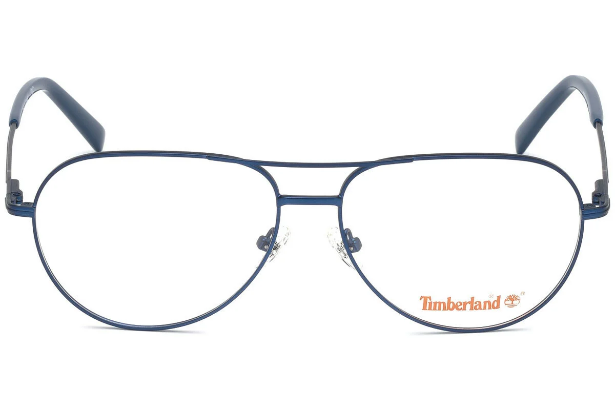 Timberland TB1630 091 Blue Over Size Metal Aviator Eyeglasses 59-15-150 1630 RX 2
