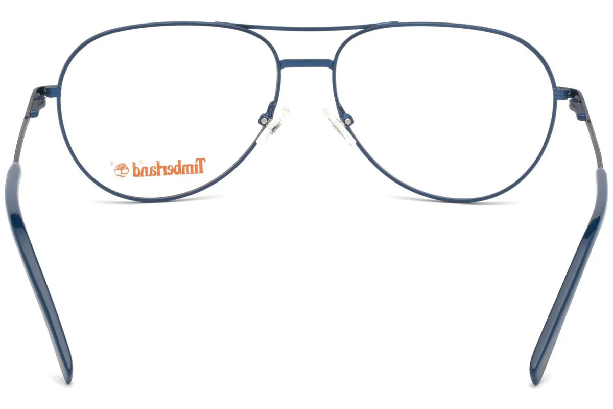 Timberland TB1630 091 Blue Over Size Metal Aviator Eyeglasses 59-15-150 1630 RX 4