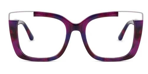 Vooglam Oversize Square Eyeglasses for Women with Non-prescription Clear Lens... 4